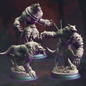Werewolf Warriors (Trio Bundle) by DM Stash | D&D | Pathfinder