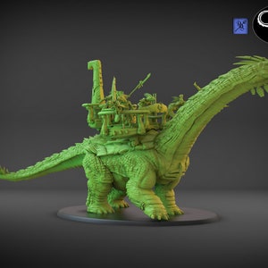Titanodon by Clay Beast Creations | Tabletop RPG Miniature Figures