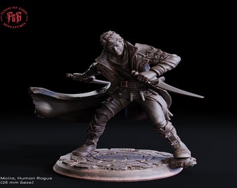 Weibliche Schurke | Moira Silverblade die Schurke von Flesh of Gods | D&D | Pfadfinder