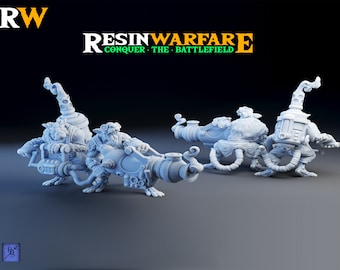 Equipo de Lanzallamas de ResinWarfare / Figuras en miniatura para juegos de rol de mesa