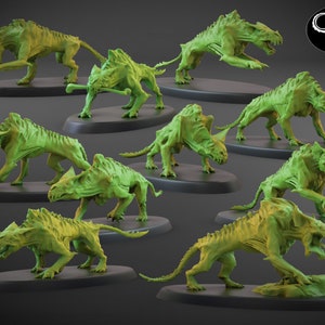 Blood Hound by Clay Beast Creations | Tabletop RPG Miniature Figures