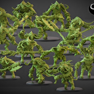 Horned Brutes by Clay Beast Creations | Tabletop RPG Miniature Figures