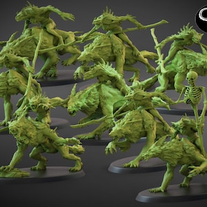 Grim Knights by Clay Beast Creations | Tabletop RPG Miniature Figures