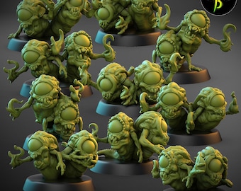 Escuadrón Eyelings de Clay Beast Creations / Figuras en miniatura para juegos de rol de mesa