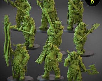 Valajar Elegido por Clay Beast Creations / Figuras en miniatura para juegos de rol de mesa