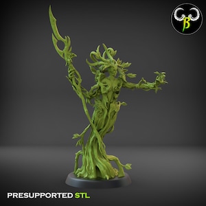 Ivy Sorceress by Clay Beast Creations | Tabletop RPG Miniature Figures