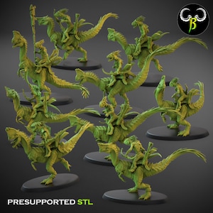 Nova Riders Bow Squad by Clay Beast Creations | Tabletop RPG Miniature Figures