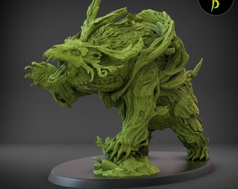 Ancient Grove Guardian by Clay Beast Creations | Tabletop RPG Miniature Figures