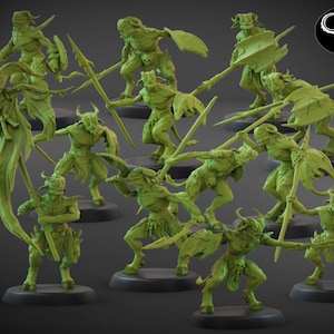 Soul Scavengers Lance by Clay Beast Creations | Tabletop RPG Miniature Figures
