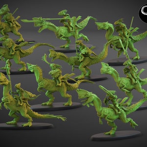 Nova Riders by Clay Beast Creations | Tabletop RPG Miniature Figures