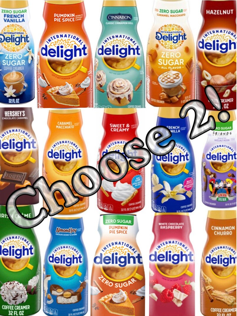 International Delight Coffee Creamers Choose Your Flavors 2 X 32oz