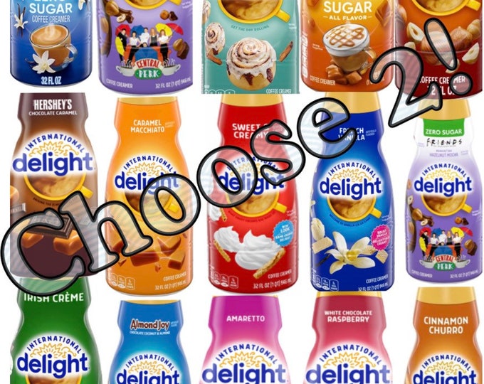 International Delight Coffee Creamers Choose Your Flavors 2 X Etsy