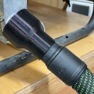 Dewalt Table Saw 2 1/4 inch to Festool/Ridgid/ShopVac/Craftsman Hose Adapter (attachment) image 3