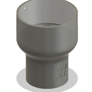 Dewalt Table Saw 2 1/4 inch to Festool/Ridgid/ShopVac/Craftsman Hose Adapter (attachment) image 4