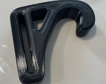 Gancho de aluminio para arneses de ala o parapente para correas de hasta 2 pulgadas (nueva versión)