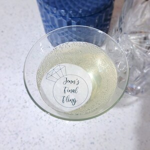 Bachelorette Drink Toppers | Final Fling | Custom Drink Toppers | Edible Drink Toppers | Cocktail Topper | Hen's Party | Bride Squad | Bach