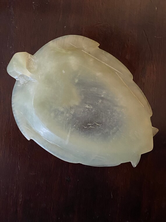 Hand Carved Jade Dish - image 4