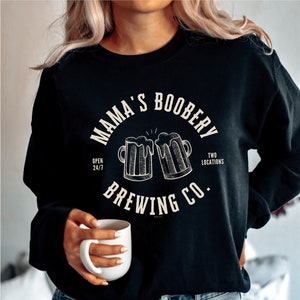 Mamas Boobery Brewing Co Sweatshirt, Breastfeeding Sweatshirt, New Mom Sweatshirt, Mom to be Sweatshirt, Mothers Day Gift, Nursing Shirt