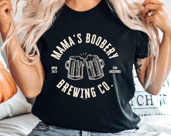 Mamas Boobery Brewing Co Shirt, Funny Breastfeeding Tee, New Mom Shirt, Mom to be Shirt, Mothers Day Gift, Nursing Shirt, Expecting Mom Gift