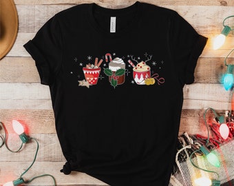 Merry Christmas Coffee Shirt, Family Christmas T, Christmas Gifts, Gifts For Her, Happy Christmas, Funny Christmas Shirt, Mom Gift