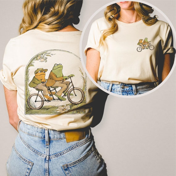 Frog and Toad Shirt, Vintage Classic Book Shirt, Cute Retro Frog Shirt, Cottagecore Tee, Book Lover Gift, Gift for Reader, Retro Book Shirt