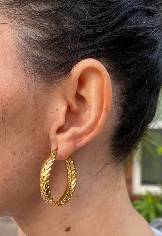 Savannah Drop Earrings Ox Gold