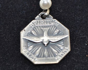 RARE: Religious medal of the holy spirit