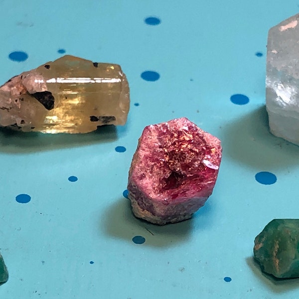 Aquamarine, Red Beryl, Emerald, and Heliodor Beryl Collection