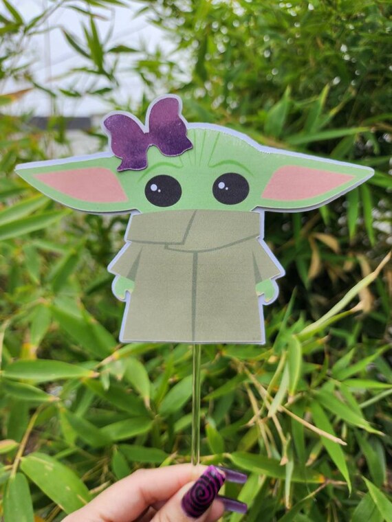 Baby Yoda Centerpiece Topper Baby Yoda Topper Etsy Australia