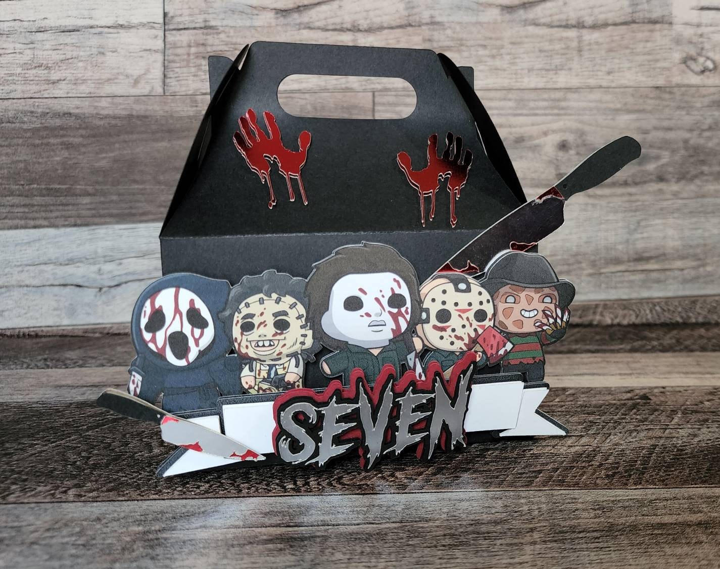 Classic Horror Movie Party Favor Boxes Halloween Party Favor