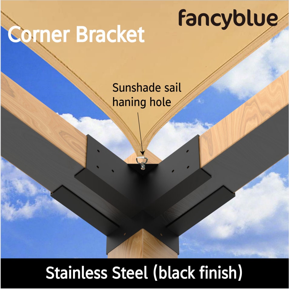 Stainless Steel 3way Right Angle Corner Bracket With Screws Etsy