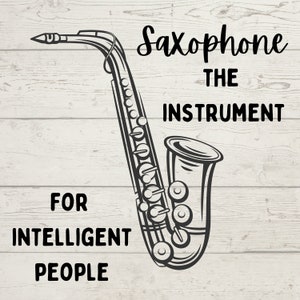 Saksofon Svg, pliki instrumentów muzycznych Png, pakiet zespołu, jazz, Cricut Cutfile, sylwetka, pobieranie cyfrowe, orkiestra marszowa