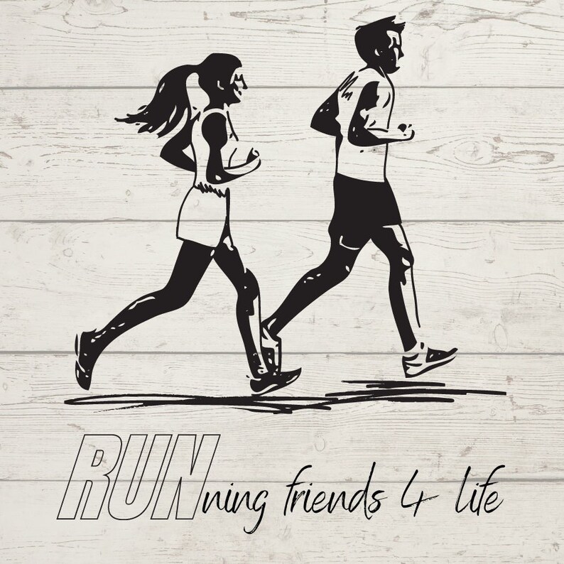 Best Running Friends SVG Friends SVG Friendship Best Etsy