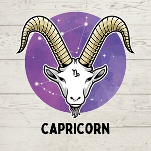 Capricorne SVG, Capricorn PNG, Capricorn Bundle, cricut, Designs, Silhouette, Téléchargement numérique
