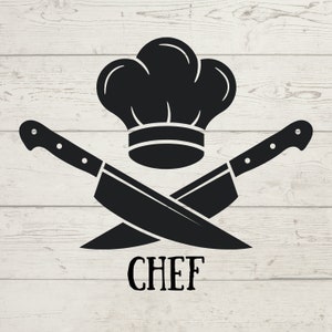 Chef SVG files, Cooking Cutfile, Cricut, Silhouette, PNG, Digial Download, Baking SVG, Baker png, Chef bundle, chef designs, chef cricut
