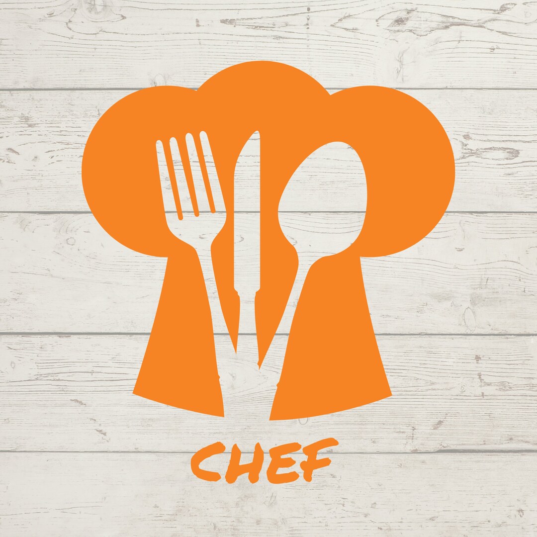 Chef SVG Files, Cooking Cutfile, Cricut, Silhouette, PNG, Digial ...