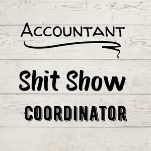 Accountant SVG, Accountant PNG, Accounting Supervisor Coördinator Manager SVG, Digitale Download, circuit cutfile bundel