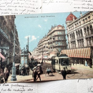 1910s - French postcards- Life in France at the beginning of the 20th century - City of Marseille postcard