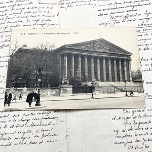 Années 20 - Carte postale parisienne - Chambre des députés ou Palais Bourbon