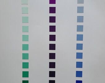 Color squares, paper abstract 24"x19"