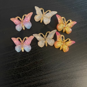 Kids Butterfly Hair Clip x6