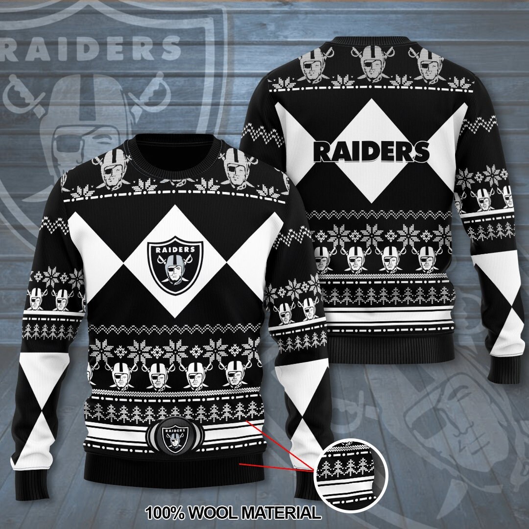 Raiders Ugly Sweater - Etsy