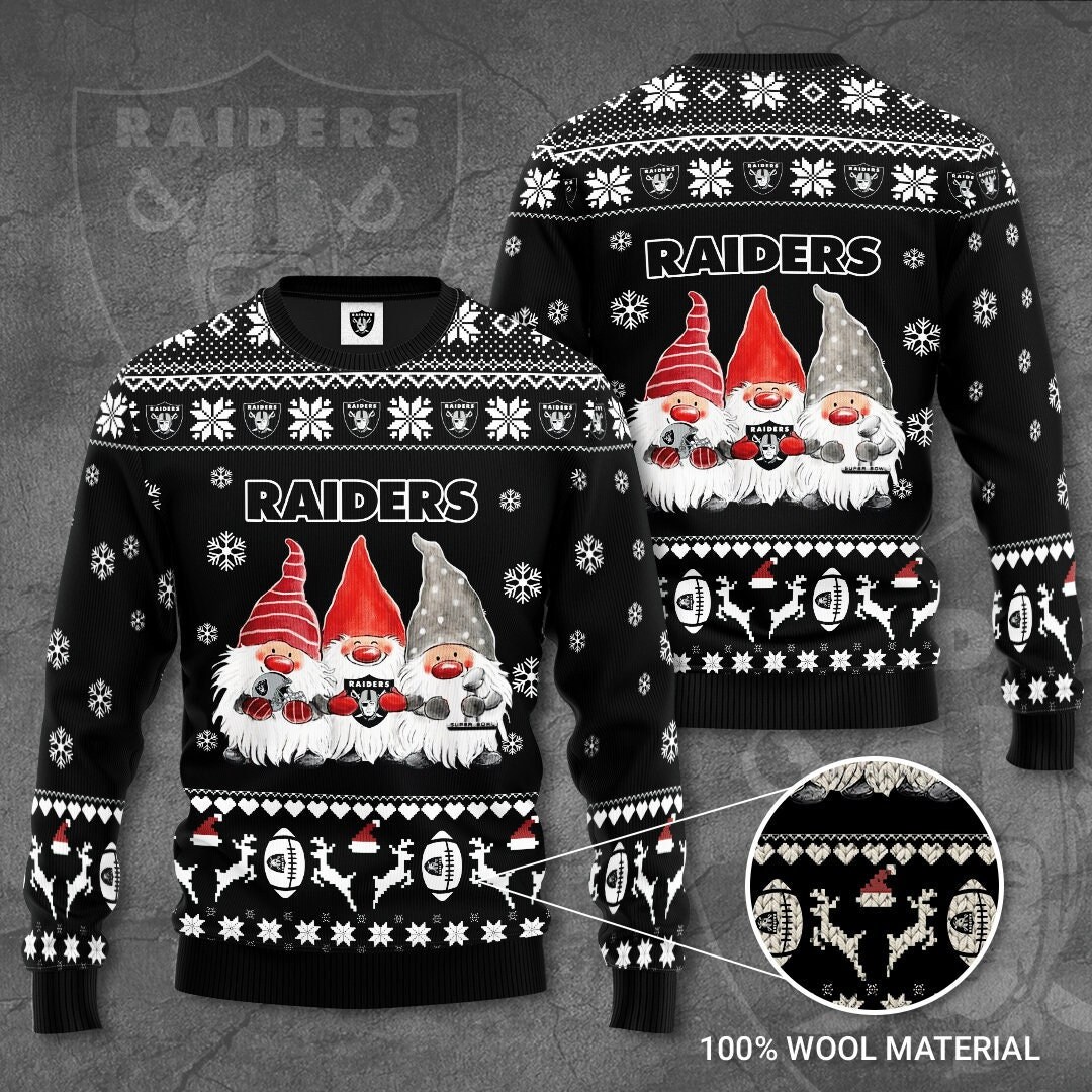 Raiders Ugly Sweater - Etsy UK
