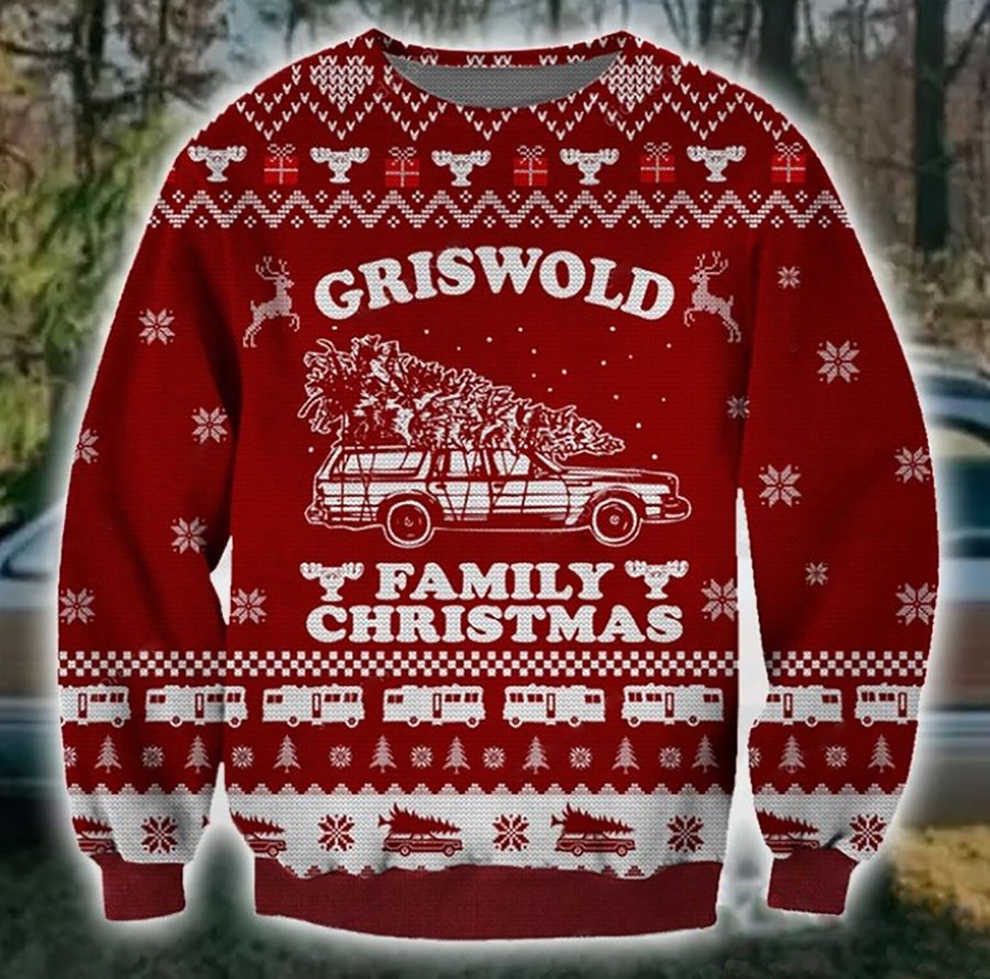 Discover Griswold Family Christmas Symbol Ugly Christmas Sweater All OverPrint