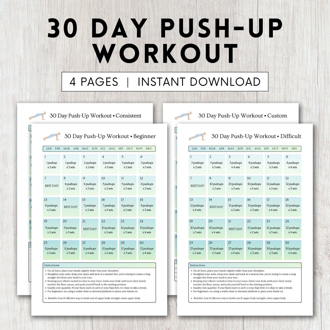 Push-up Toe Touch » Workout Planner