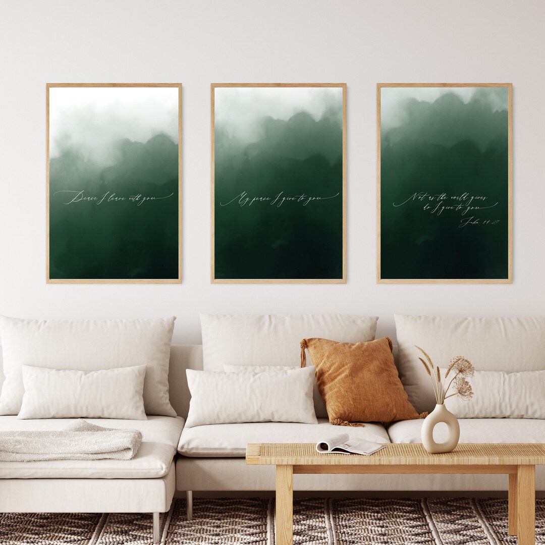 3 Printable Bible Wall Art Designs - Scripture Wall Decor - Christian ...