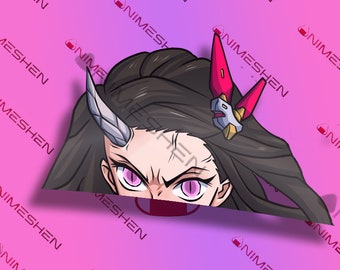 Demon Vinyl Stickers | Otaku Peeker |  Waifu Peeker