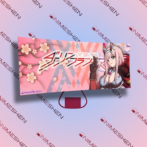May include: A pink and red anime banner with the text "チリクラブ" in Japanese. The banner features a female anime character with pink hair and a red and white outfit. The background is a pink and white pattern with cherry blossoms.