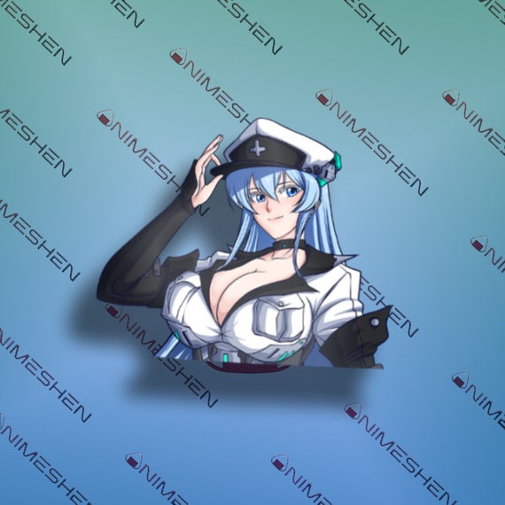 Esdeath Akame Ga Kill Sticker - Esdeath Akame Ga Kill - Discover