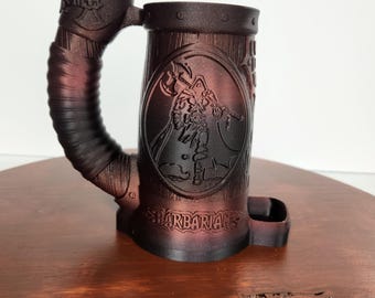 Barbarian Dice Tower Mug